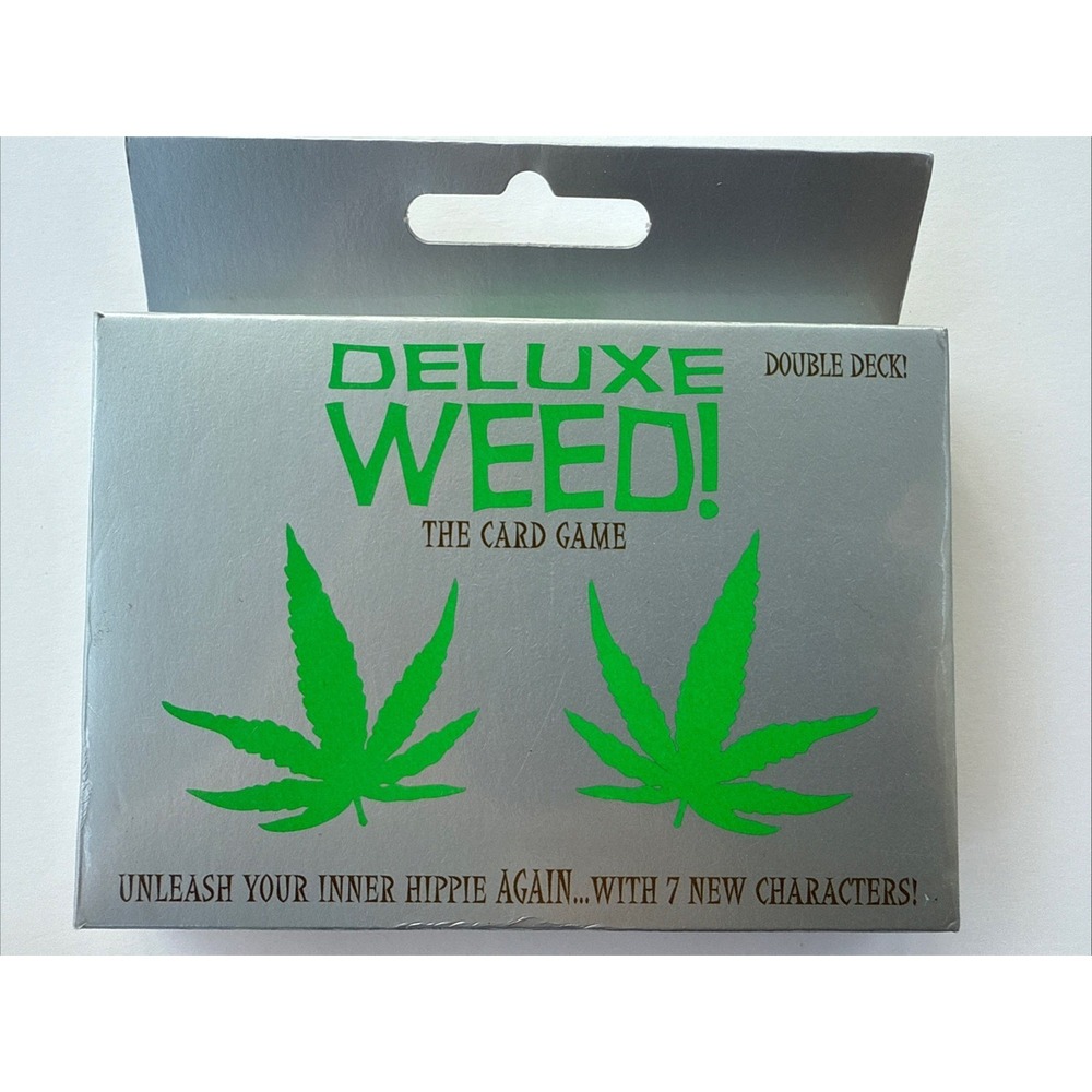 Kheper Card game Deluxe Weed! Double Deck Card Game For 5-8 People